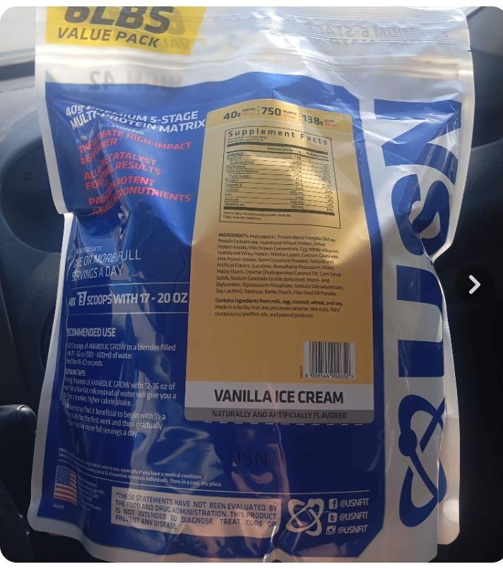 مس گینر آنابولک گرو usn وزن 2730 گرمی