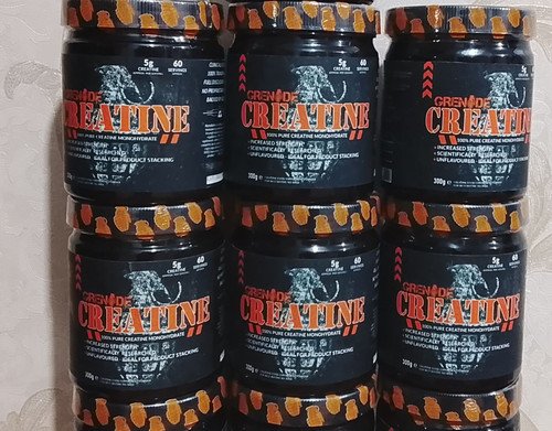 کراتین مونوهیدرات برند گرندد 300 گرمی بدون طعم با نایلون دور درب طرح دار